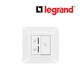 Legrand LG-1G INDIC AND BELL PUSH 6A WH (617613) Switch and Socket (LG-16-617613)
