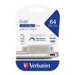 Verbatim Store’n’Go OTG USB 3.2 Gen 1 Type-C (64 GB) Silver