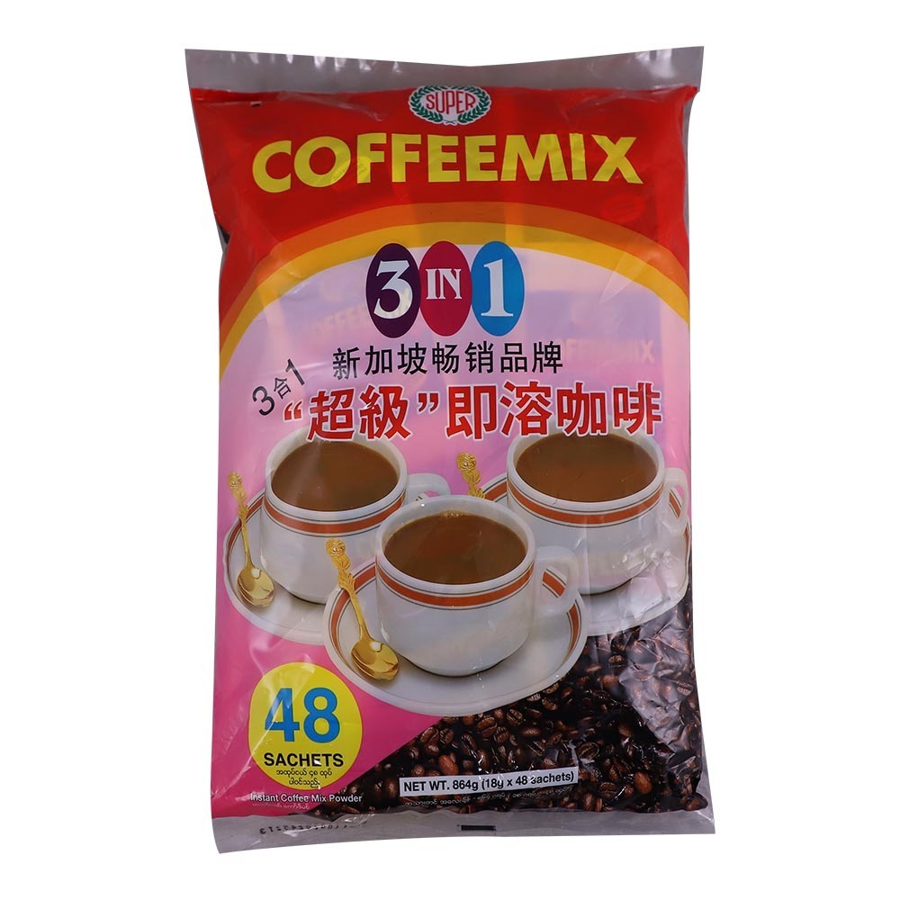 Super 3In1 Coffeemix 48PCS 864G