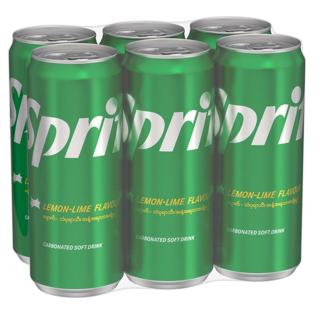 Sprite Lemon-Lime Carbonated Soft Drink 330MLx6PCS