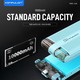 Konfulon A43Q (10000mAh Fast Charging 22.5W Built-in Cable Power Bank) Blue