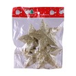 Sdm X`Mas Ornament Star 4PCS M-021