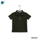 Max & Mia Kid Boy Polo Shirt MM1404 Green Striped 2XL (7/8Years)