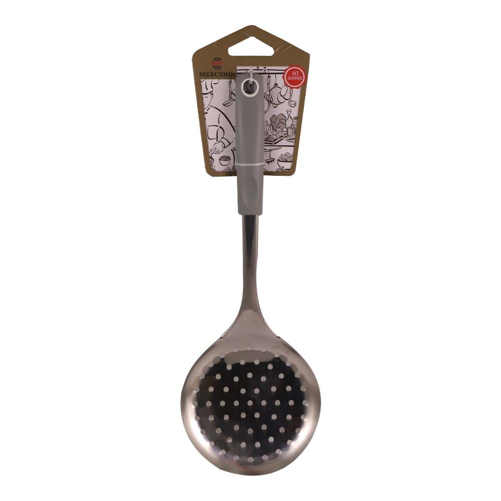 City Selection Stainless Steel Rice Skimmer B0003 (Dark Gray)