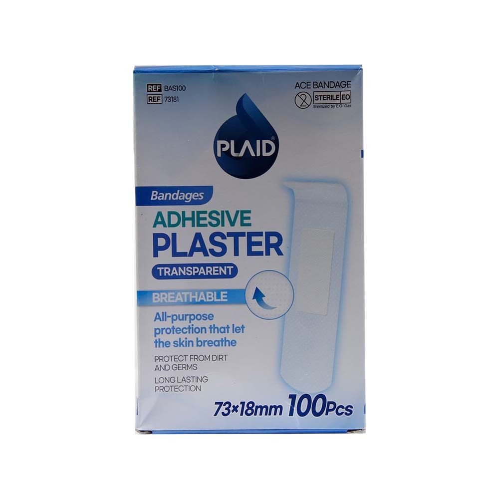 Plaid Adhesive Plaster Transparent 100PCS