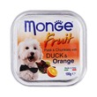 Monge Dog Food Fruit Duck & Orange 100G