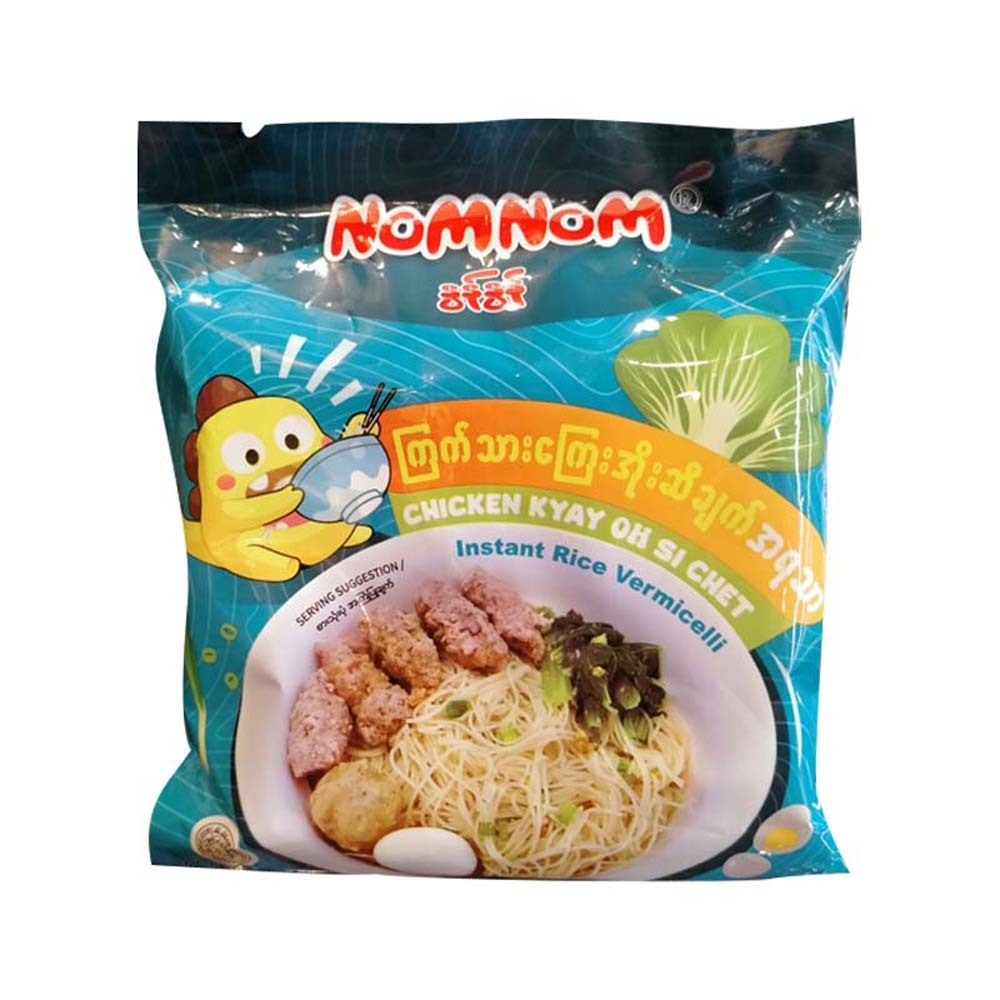 Nom Nom Instant Vermicelli Kyay Oh Sichet Chicken 85G