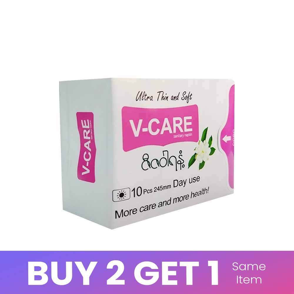 V-Care Ultra Thin Day Use (ZiZaWa) 245MM White & Pink V245ZZW