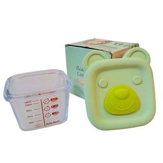 Baby Cele Food Container Glass Pink 10247