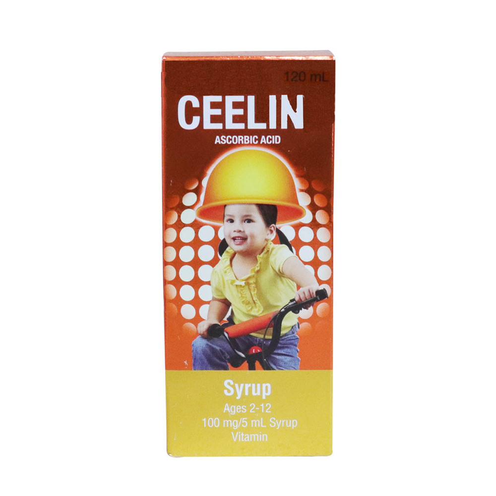 Ceelin Ascorbic Acid Syrup 100MG/5ML 120ML