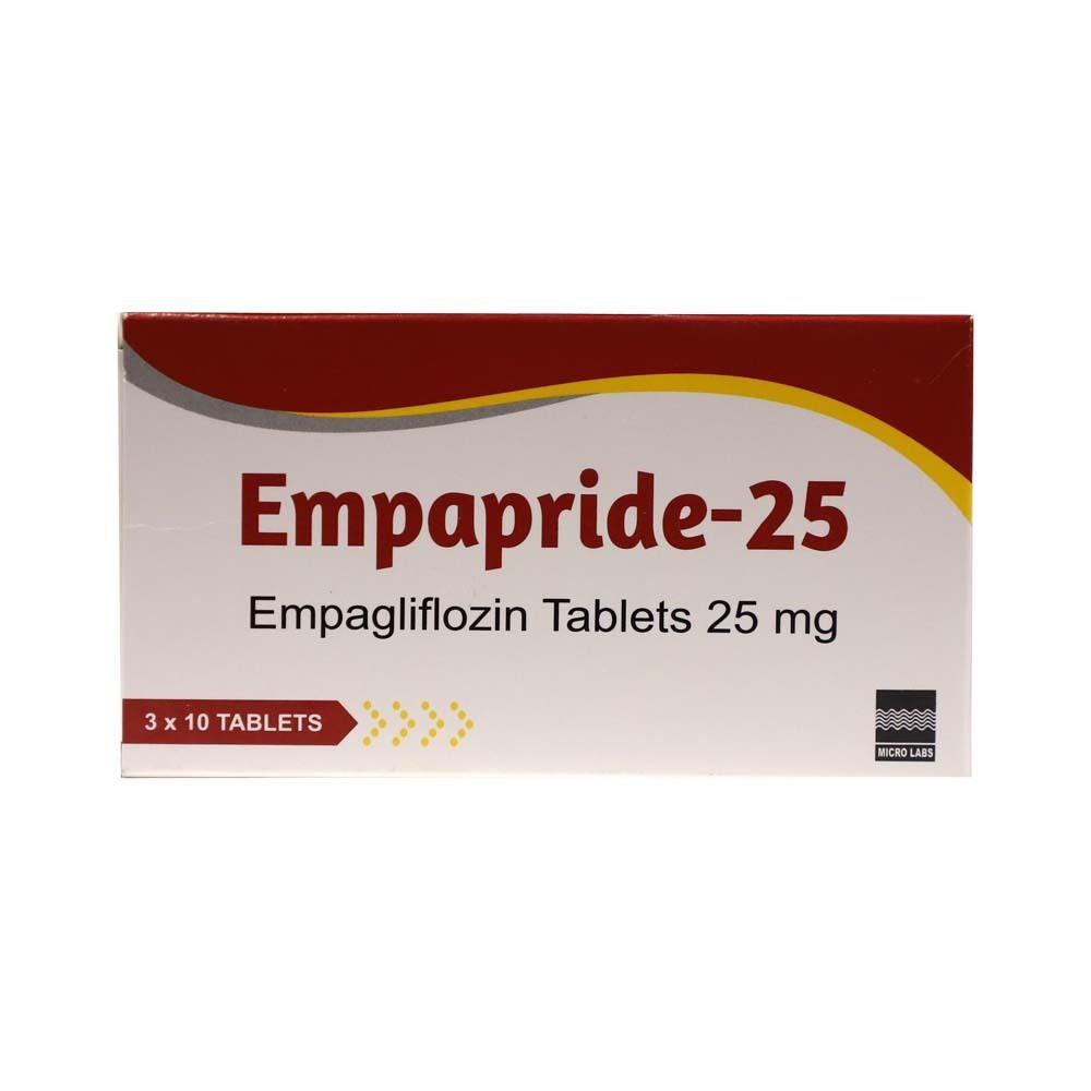 Empapride-25 Empagliflozin Tablets 10PCS x 3