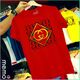 memo ygn GUCCI Square unisex Printing T-shirt DTF Quality sticker Printing-Red (Small)