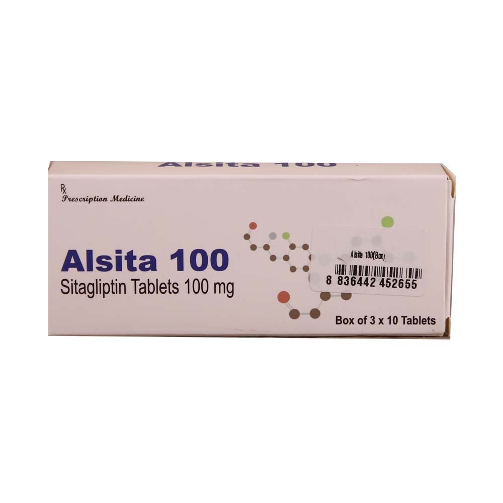 Alsita 100 Sitagliptin 100MG 10PCS 1X3