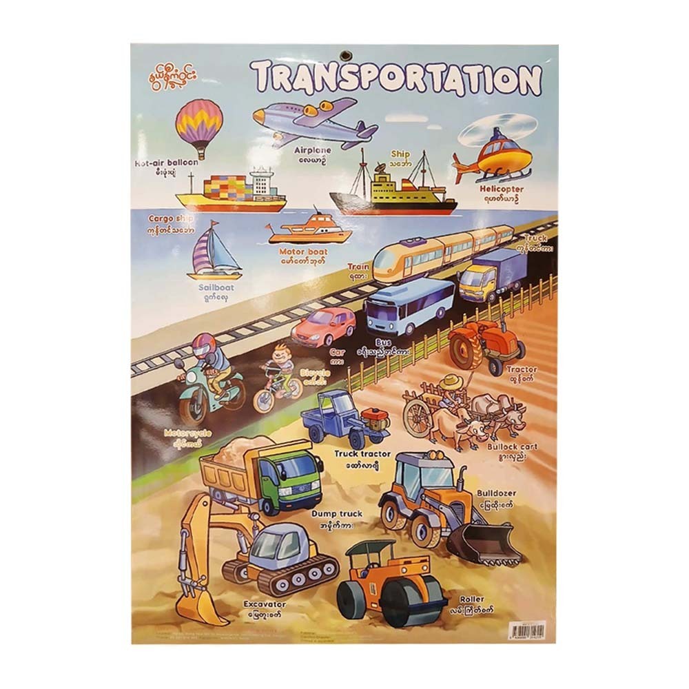 Transportation Poster (Nwe Ni Kan Win)