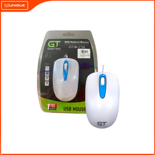 GTM-739 USB Optical Mouse L102 X W60 X H39MM (White+Gray) 082567