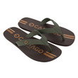 Cartago Atlanta Thong Ad Flip (No-7) Brown & Green 211840AS40307