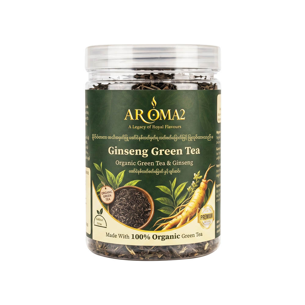 Aroma2 Ginseng Green Tea 120G