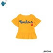 Max & Mia Kid Girl Blouse LBD009 Yellow 3 Years