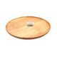 Burma Collection Round Wooden Plate 8IN