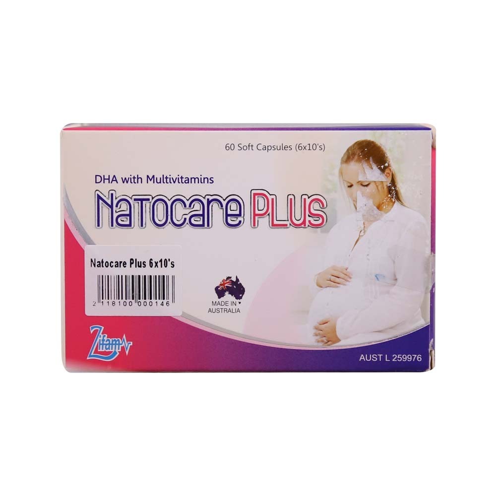 Natocare Plus Dha With MV 10PCSx6