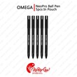 Omega NeoPro Ball Pen 0.7mm ( 5PCS in Pouch)