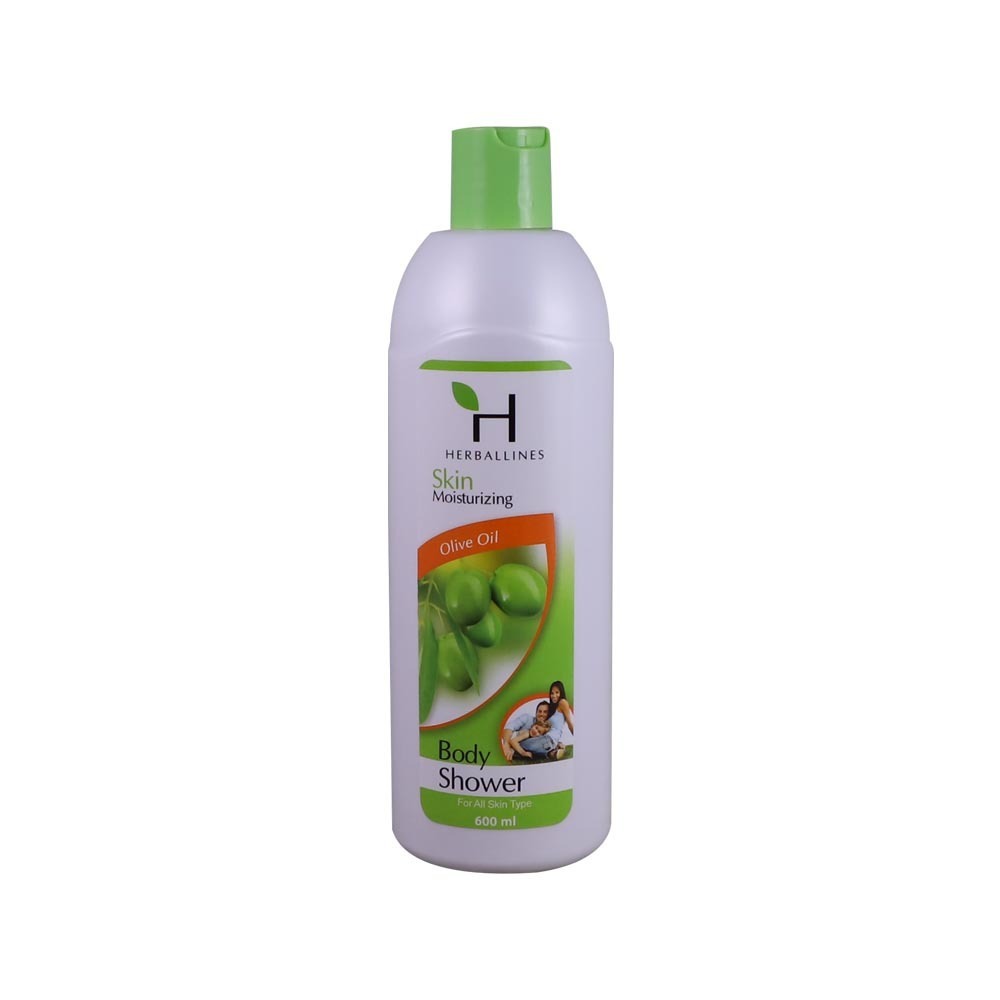 Herballines Skin Moisturizing Body Shower 600ML (Olive Oil)
