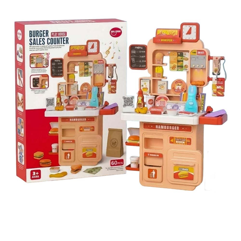 Baby Cele Play House Burger Sales Counter 10457
