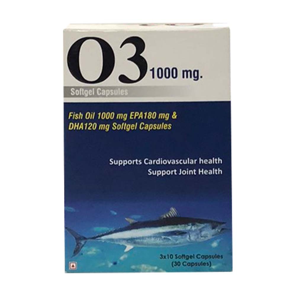 O3 Fish Oil 1000MG 10PCS 1X3