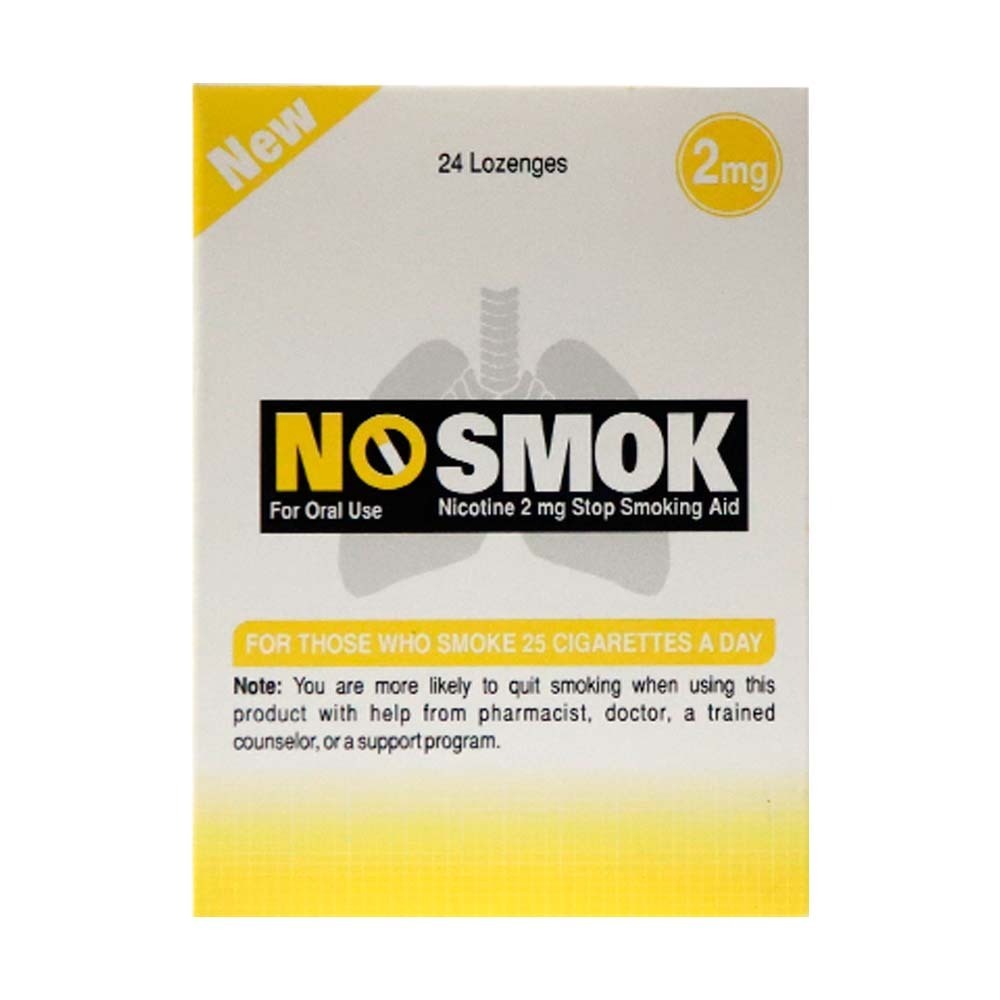 No Smok Nicotine 2MG Lozenges 24PCS