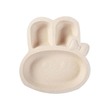 Silicone Baby Plate (Rabbit) BNFPL006 Khaki