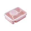 Food Container Lunch Box 4 Comparment Light Pink