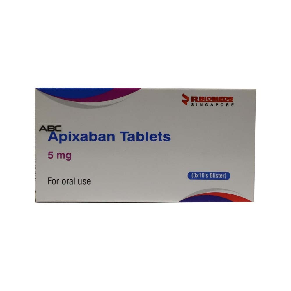 Apixaban 5MG 10PCS x 3