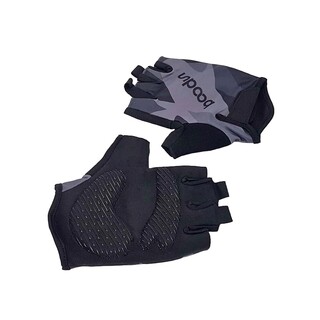 Burtono Fingerless Gel Cycling Gloves FIT-BT-GH2C-Green-Medium