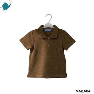 Max & Mia Kid Boy Polo Shirt MM1404 Yellow Striped Large (5/6Years)