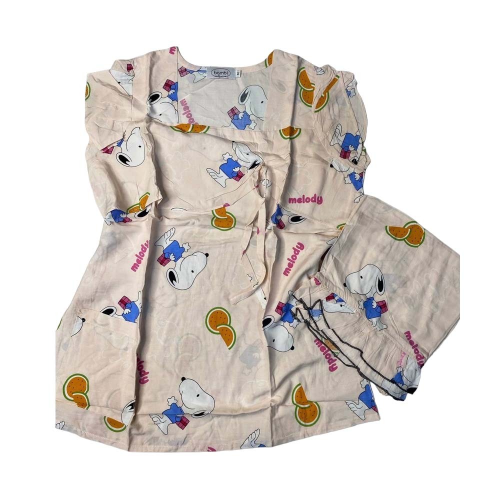 Bambi Womenwear Spant One Set S/S Cream AA0056 Medium