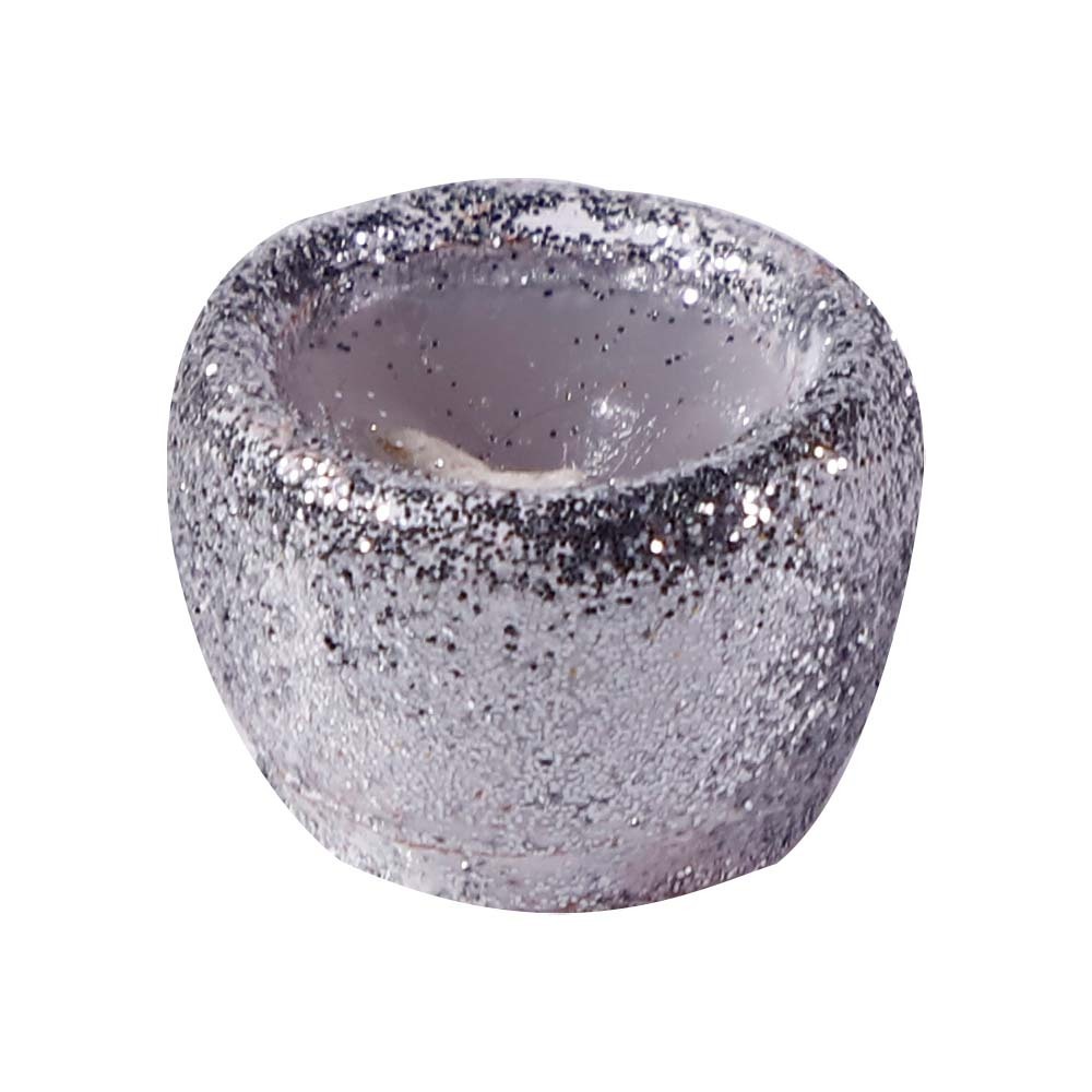 TDG Oil Lamp Candle Round (Silver)