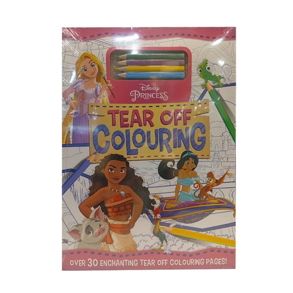 Disney Princess Tear Off Colouring