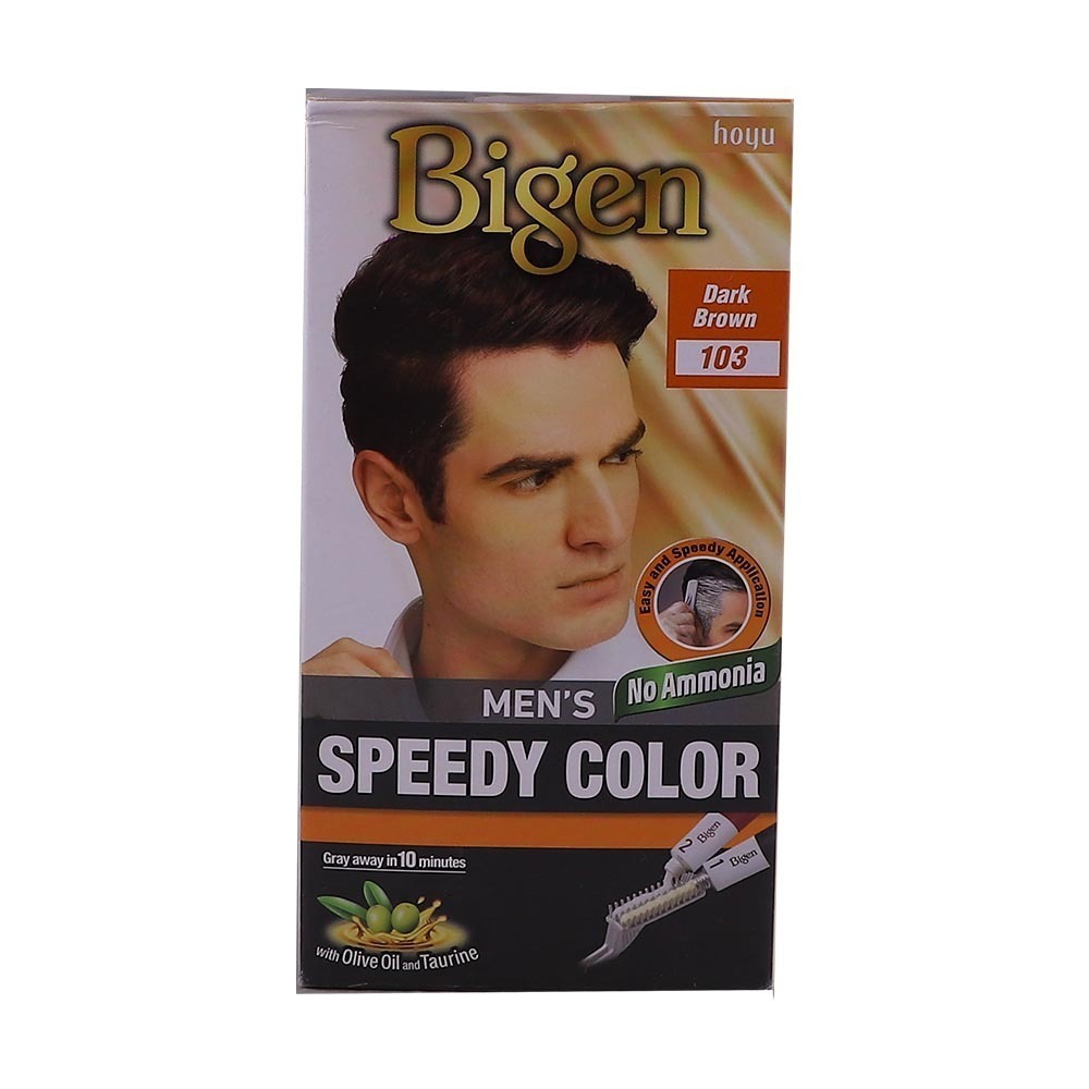 Bigen Men Speedy Hair Color Cream Dark Brown 103
