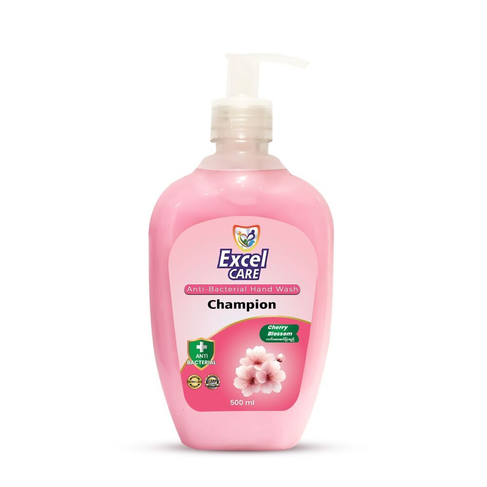 Excel Care Champion Anti-Bacteria Hand Wash 500ML (Cherry Blossom)
