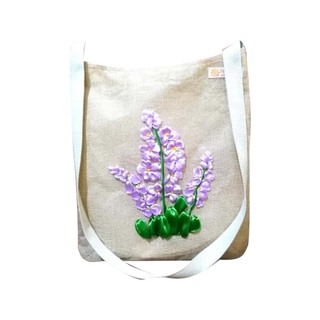 90s Belle Jute But Cute Shoulder Bag Bouquet Code No.048