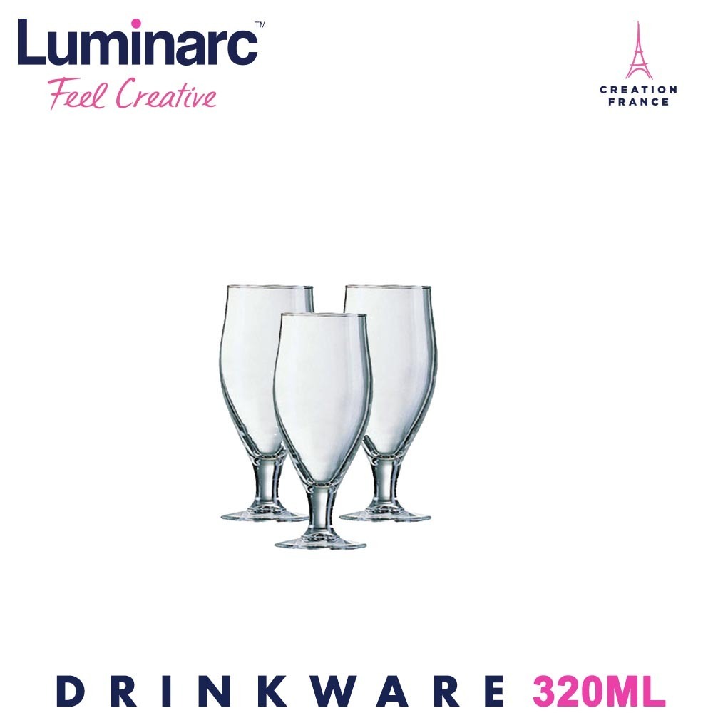 Luminarc Stem Beer Ø7.2Xh16.6CM, 320ML-10¾Oz, Cervoise, Arcoroc 07134