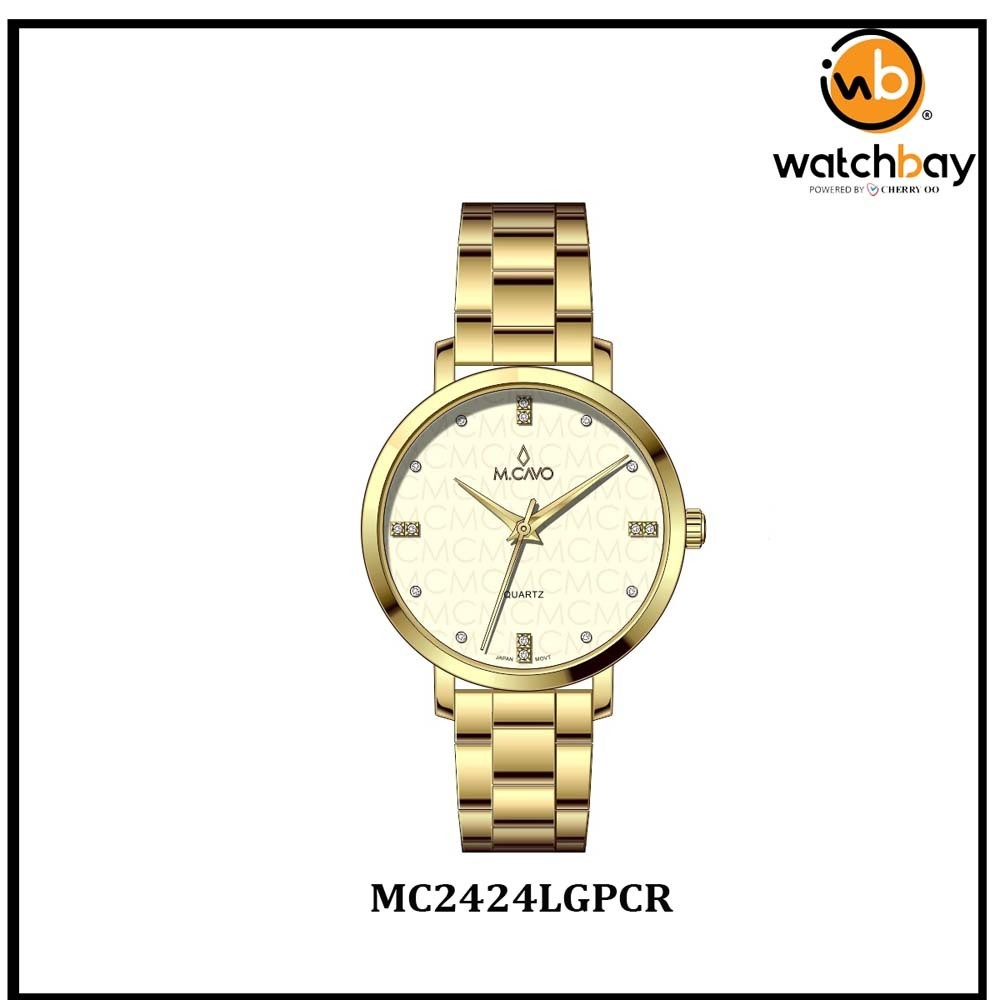 M. Cavo Women Watch MC2424LGPCR Cherry Oo