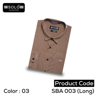 Solo Collection SBA 003 (Long) Slim Fit Shirt Extra Large 05