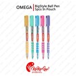 Omega BigStyle Ball Pen 0.7mm ( 5PCS in Pouch)