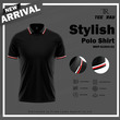Tee Ray Stylish Polo Shirt Black/02 XL MDP-S1005