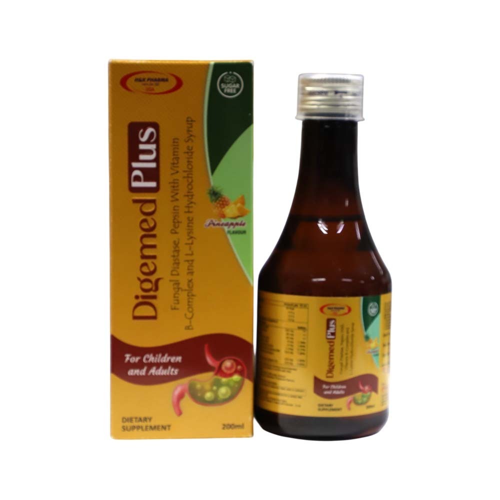 Digemed Plus Pineapple Syrup 200ML