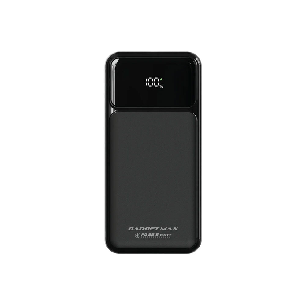 GADGET MAX ALPHA GB106 Black 30000mAh PD 22.5W Power Bank (494574)