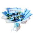 Floral District Blue Artificial Bouquet
