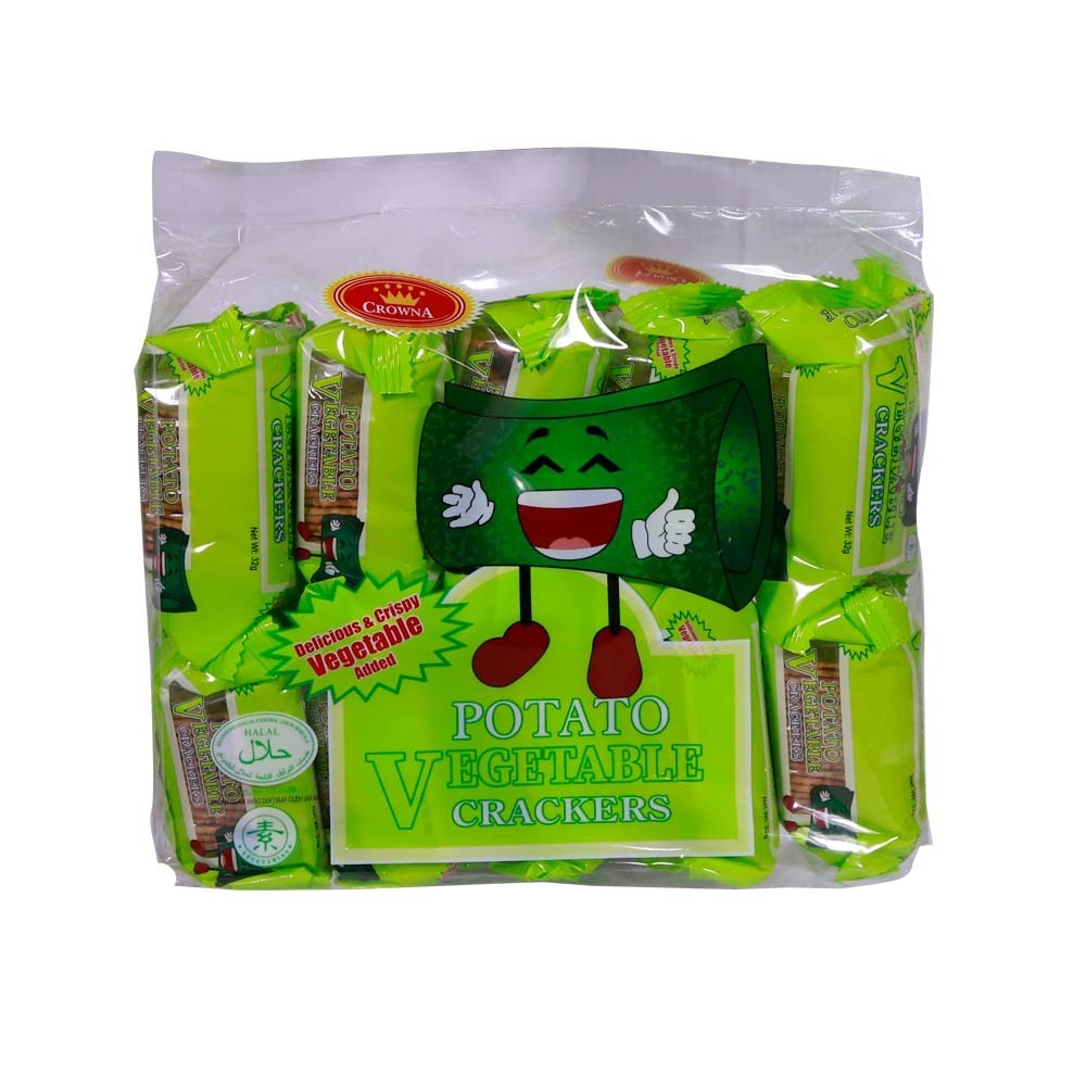 Crowna Potato Crackers with Vegetable 320G