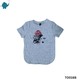 Max & Mia Unisex Printed T-Shirt TO016B Grey (9-10 Years)